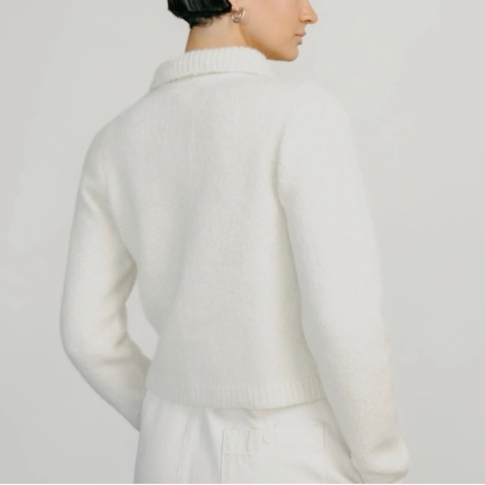 OZMA The Penny Cardigan Ivory Cream Small - Picture 4 of 12
